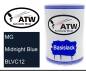 Preview: MG, Midnight Blue, BLVC12: 500ml Lackdose, von ATW Autoteile West.